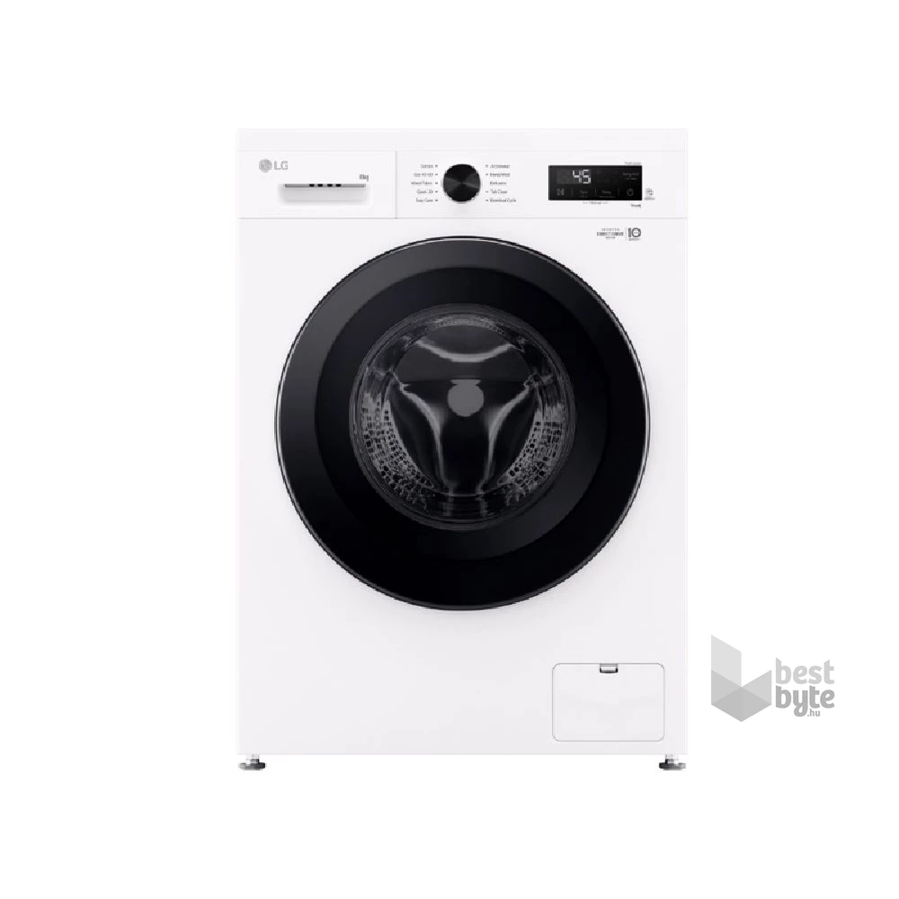 LG F4X1008NWK fehér, elöltöltős, max.1350ford., 8 kg, mosógép
