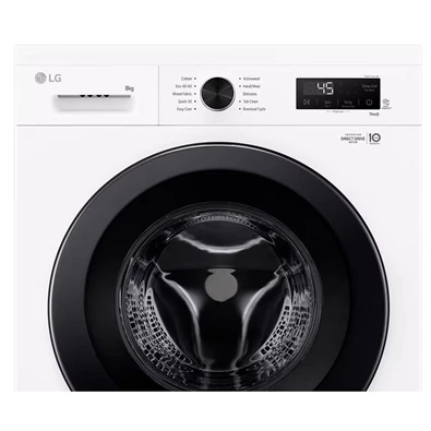 LG F4X1008NWK fehér, elöltöltős, max.1350ford., 8 kg, mosógép