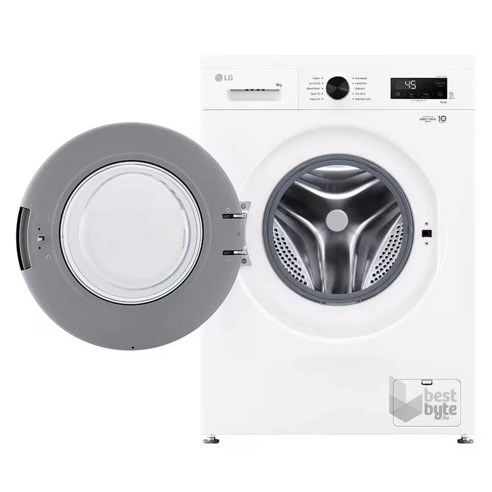 LG F4X1009NWK fehér, elöltöltős, max.1350ford., 9 kg, mosógép