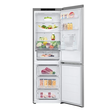LG GBF3102DPY hamvasezüst, alulfagyasztós, Hűtő:233L, Fagyasztó:110L, DoorCooling + LINEAR Cooling hűtőszekrény