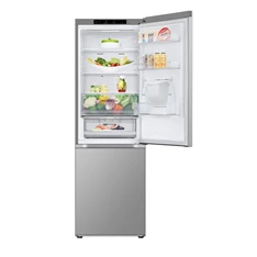LG GBF3102DPY hamvasezüst, alulfagyasztós, Hűtő:233L, Fagyasztó:110L, DoorCooling + LINEAR Cooling hűtőszekrény