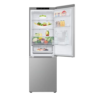LG GBF3102DPY hamvasezüst, alulfagyasztós, Hűtő:233L, Fagyasztó:110L, DoorCooling + LINEAR Cooling hűtőszekrény