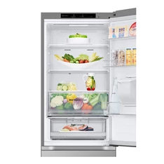 LG GBF3102DPY hamvasezüst, alulfagyasztós, Hűtő:233L, Fagyasztó:110L, DoorCooling + LINEAR Cooling hűtőszekrény