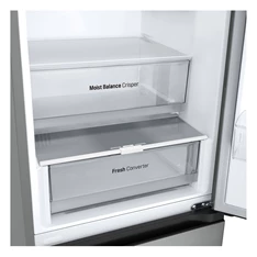 LG GBF3102DPY hamvasezüst, alulfagyasztós, Hűtő:233L, Fagyasztó:110L, DoorCooling + LINEAR Cooling hűtőszekrény
