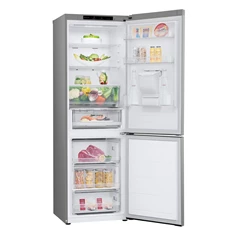 LG GBF3102DPY hamvasezüst, alulfagyasztós, Hűtő:233L, Fagyasztó:110L, DoorCooling + LINEAR Cooling hűtőszekrény