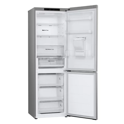 LG GBF3102DPY hamvasezüst, alulfagyasztós, Hűtő:233L, Fagyasztó:110L, DoorCooling + LINEAR Cooling hűtőszekrény
