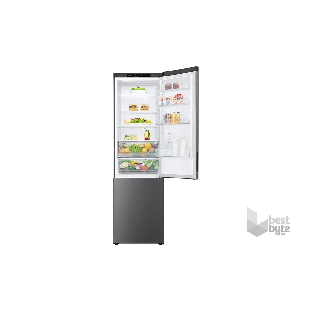 LG GBP62DSNCC1 grafit, alulfagyasztós, Hűtő:277L, Fagyasztó:107L, DoorCooling + LINEAR Cooling hűtőszekrény