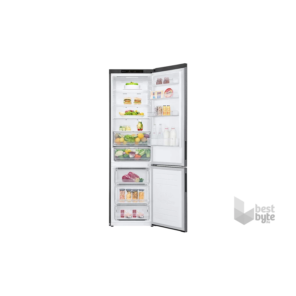 LG GBP62DSNCC1 grafit, alulfagyasztós, Hűtő:277L, Fagyasztó:107L, DoorCooling + LINEAR Cooling hűtőszekrény