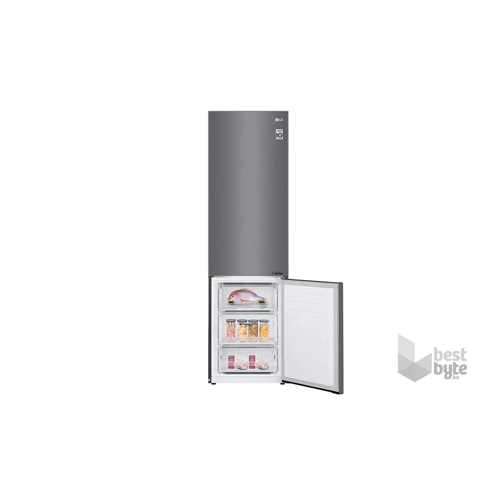 LG GBP62DSNCN1 grafit, alulfagyasztós, Hűtő:277L, Fagyasztó:107L, DoorCooling + LINEAR Cooling hűtőszekrény