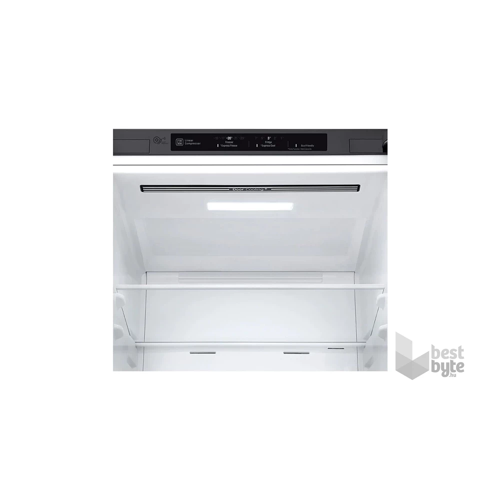 LG GBP62DSNCN1 grafit, alulfagyasztós, Hűtő:277L, Fagyasztó:107L, DoorCooling + LINEAR Cooling hűtőszekrény