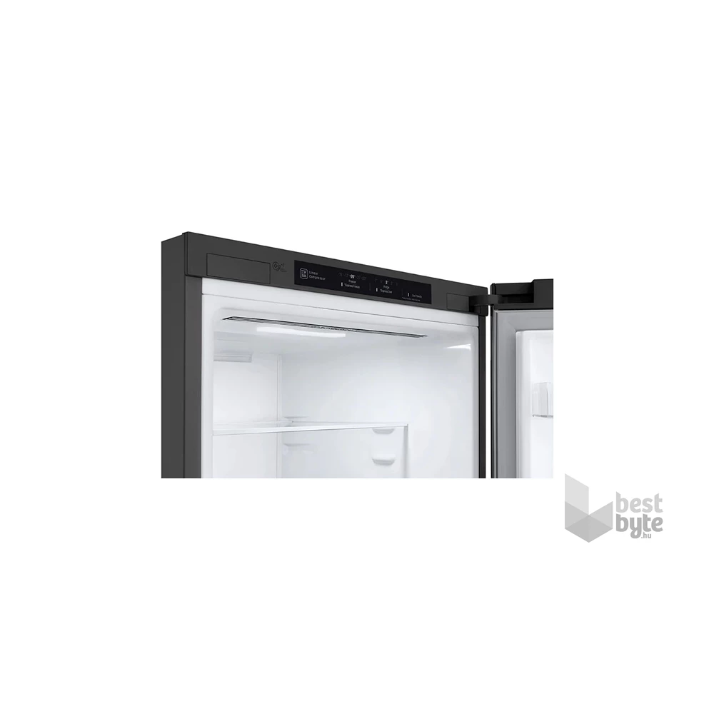 LG GBP62DSNCN1 grafit, alulfagyasztós, Hűtő:277L, Fagyasztó:107L, DoorCooling + LINEAR Cooling hűtőszekrény