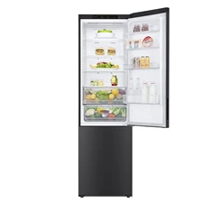 LG GBP62MCNBC mattfekete, alulfagyasztós, Hűtő:277L, Fagyasztó:107L, No frost hűtőszekrény