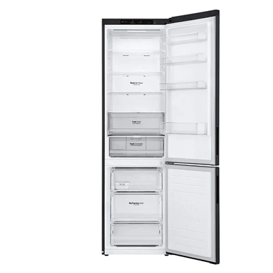 LG GBP62MCNBC mattfekete, alulfagyasztós, Hűtő:277L, Fagyasztó:107L, No frost hűtőszekrény