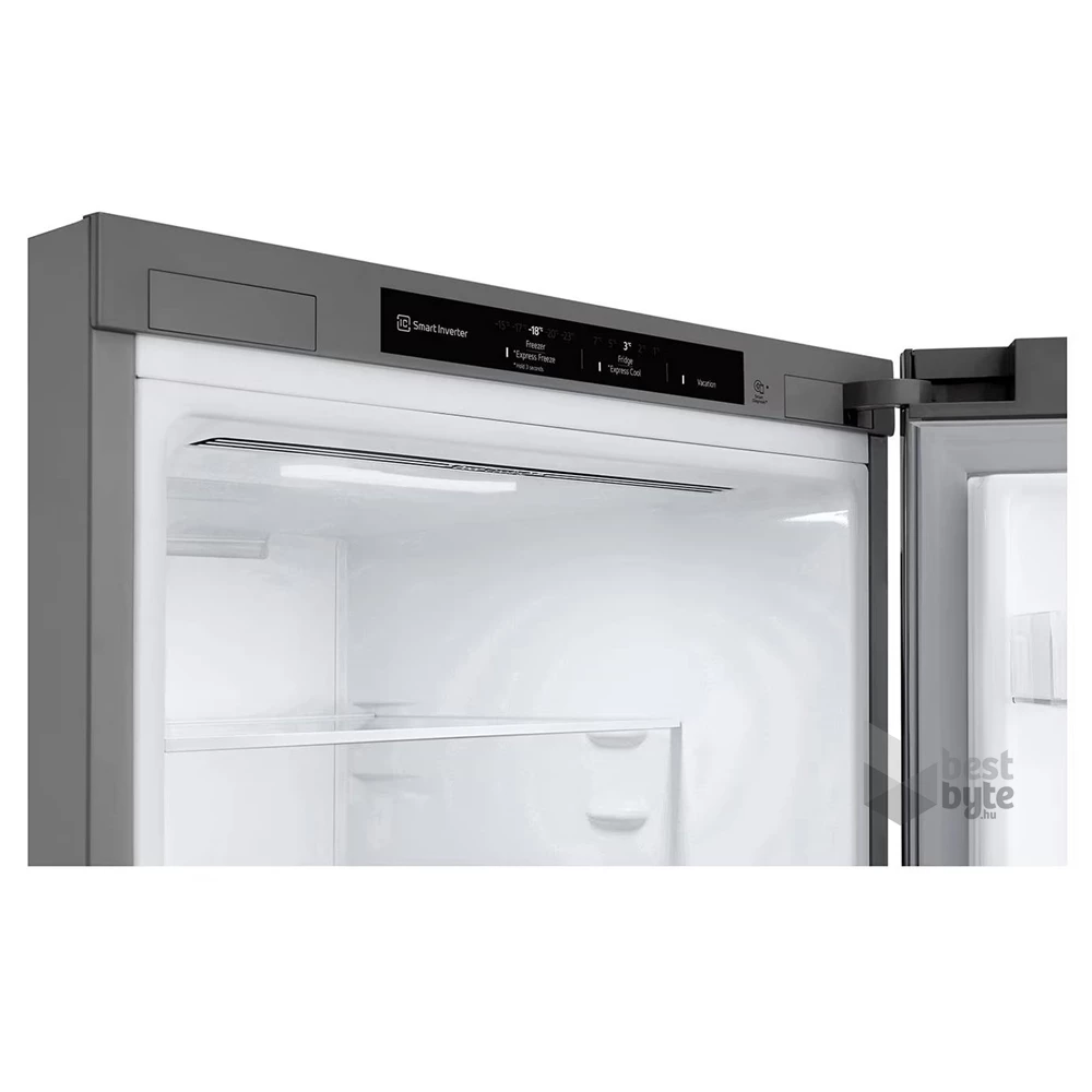 LG GBV21L0EPY ezüst, alulfagyasztós, Hűtő:234L, Fagyasztó:110L, DoorCooling + LINEAR Cooling hűtőszekrény