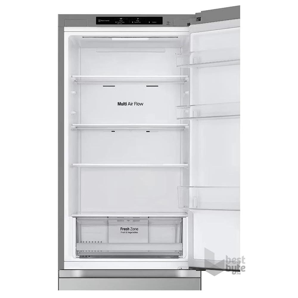 LG GBV21L0EPY ezüst, alulfagyasztós, Hűtő:234L, Fagyasztó:110L, DoorCooling + LINEAR Cooling hűtőszekrény
