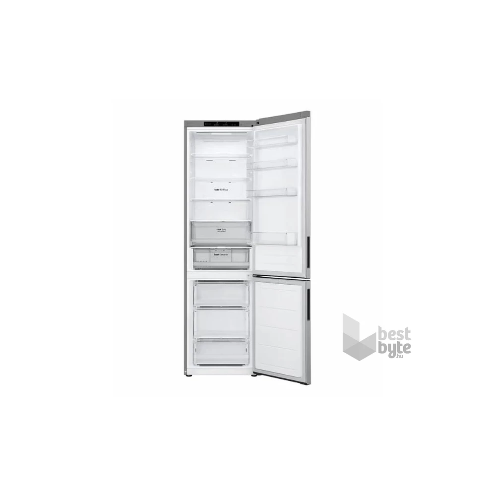 LG GBV22NCCPY ezüst, alulfagyasztós, Hűtő:277L, Fagyasztó:110L, Total No frost hűtőszekrény