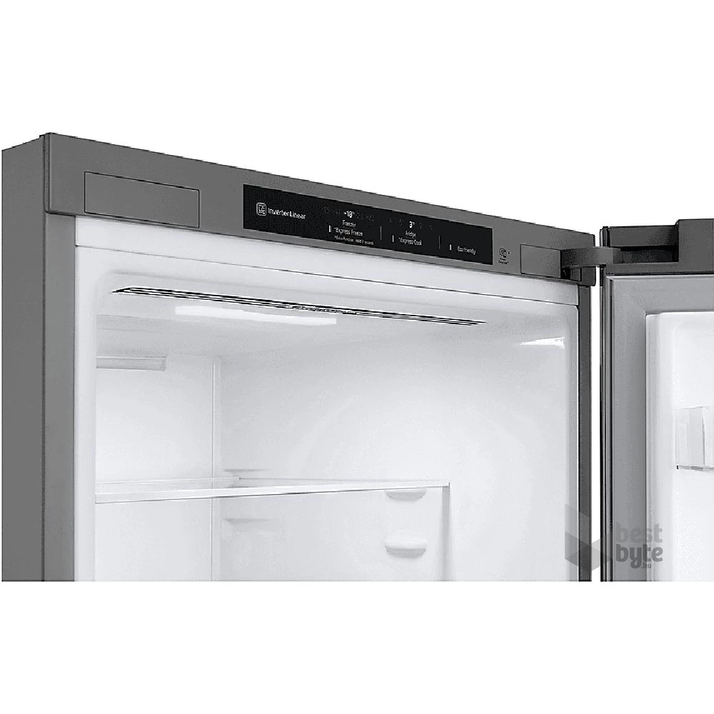 LG GBV3100CPY hamvasezüst, alulfagyasztós, Hűtő:234L, Fagyasztó:110L, DoorCooling + LINEAR Cooling hűtőszekrény