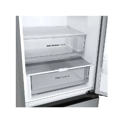 LG GBV3100CPY hamvasezüst, alulfagyasztós, Hűtő:234L, Fagyasztó:110L, DoorCooling + LINEAR Cooling hűtőszekrény
