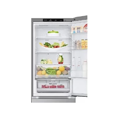 LG GBV3100CPY hamvasezüst, alulfagyasztós, Hűtő:234L, Fagyasztó:110L, DoorCooling + LINEAR Cooling hűtőszekrény