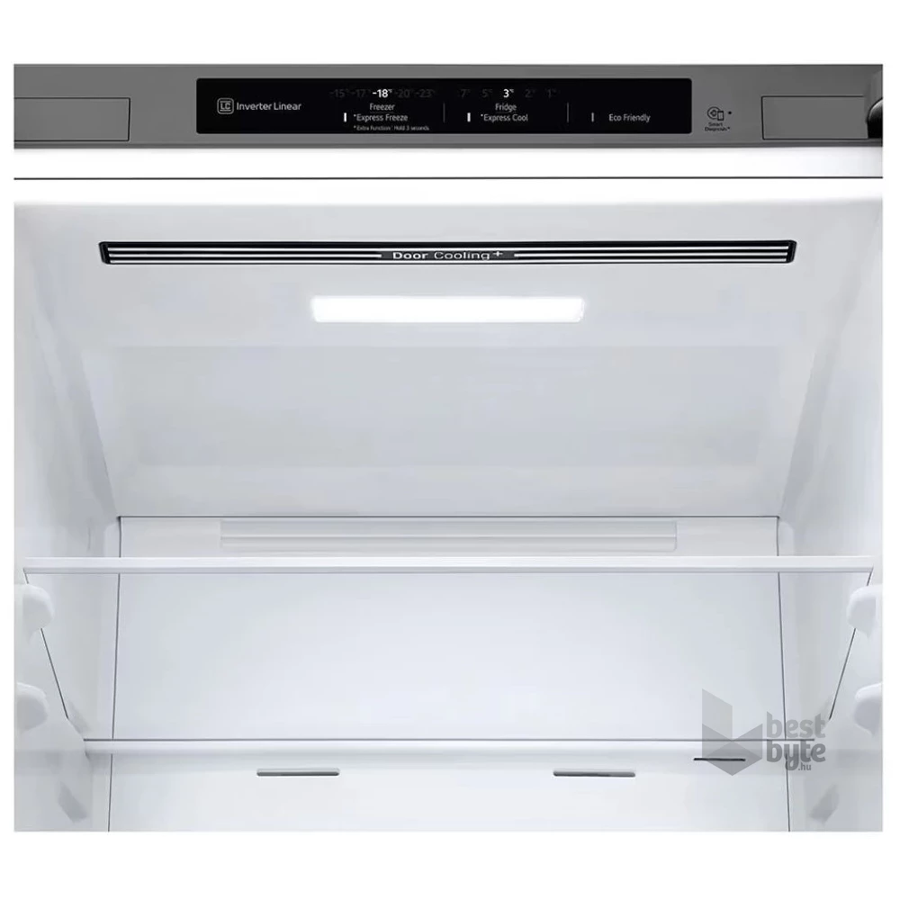 LG GBV3100DPY mattezüst, alulfagyasztós, Hűtő:234L, Fagyasztó:110L, DoorCooling hűtőszekrény