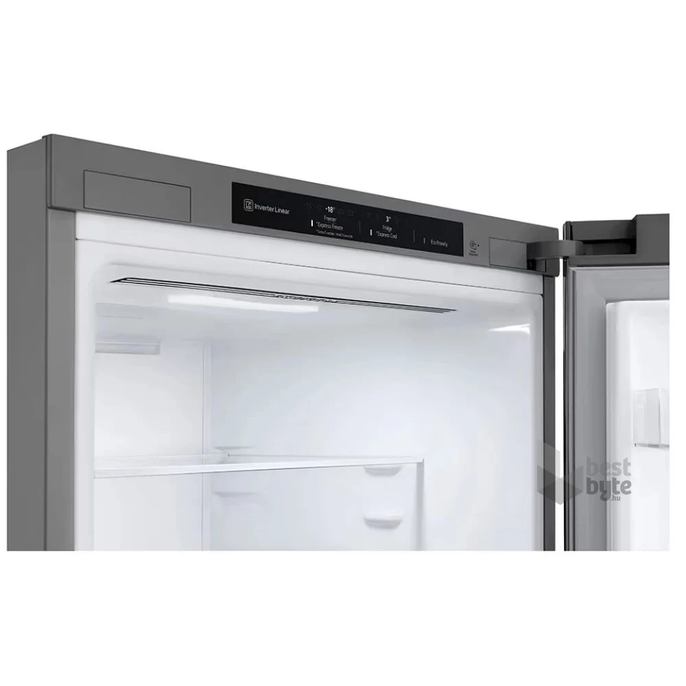 LG GBV3100DPY mattezüst, alulfagyasztós, Hűtő:234L, Fagyasztó:110L, DoorCooling hűtőszekrény