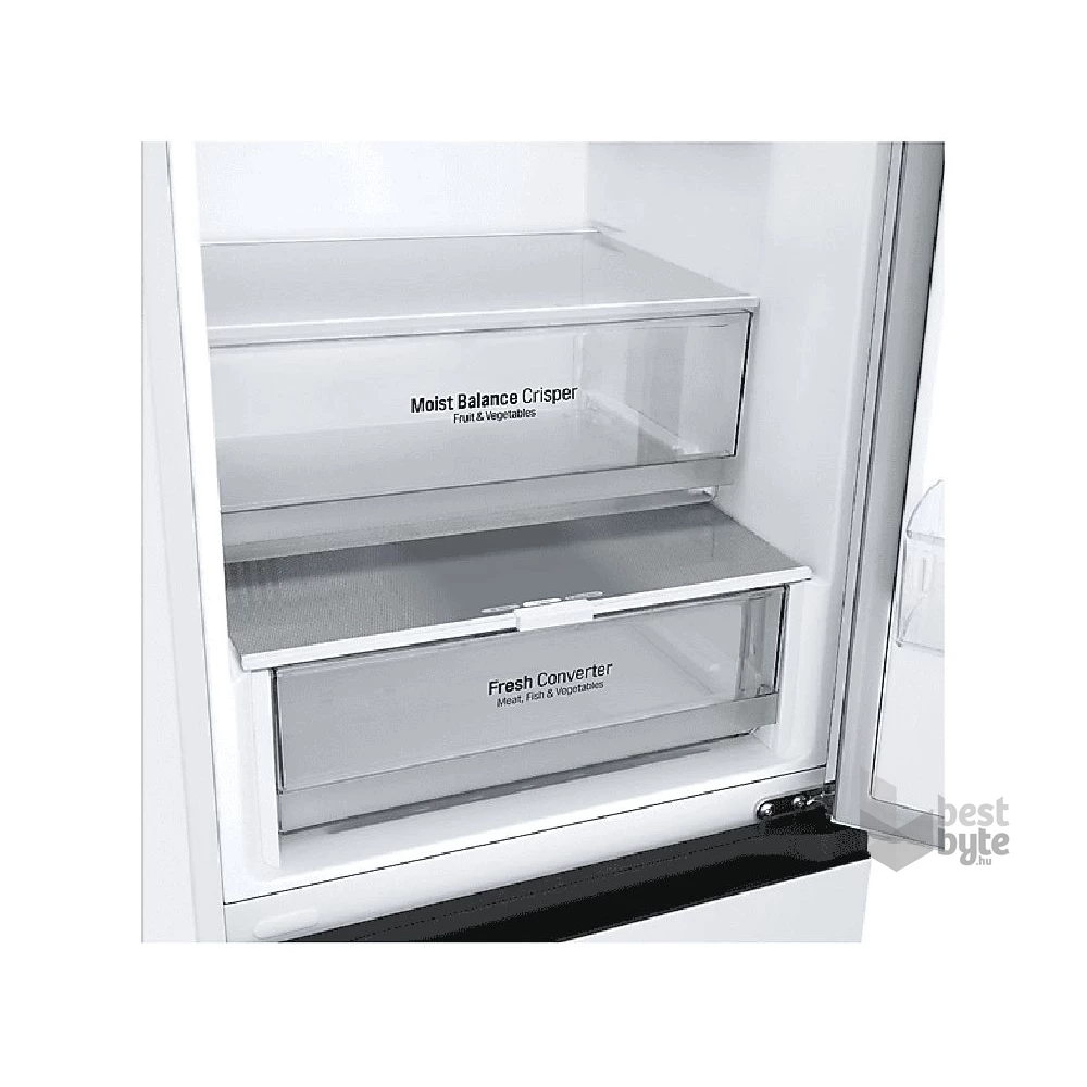 LG GBV3100DSW fehér, alulfagyasztós, Hűtő:234L, Fagyasztó:110L, DoorCooling hűtőszekrény