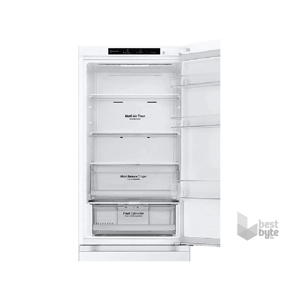 LG GBV3100DSW fehér, alulfagyasztós, Hűtő:234L, Fagyasztó:110L, DoorCooling hűtőszekrény