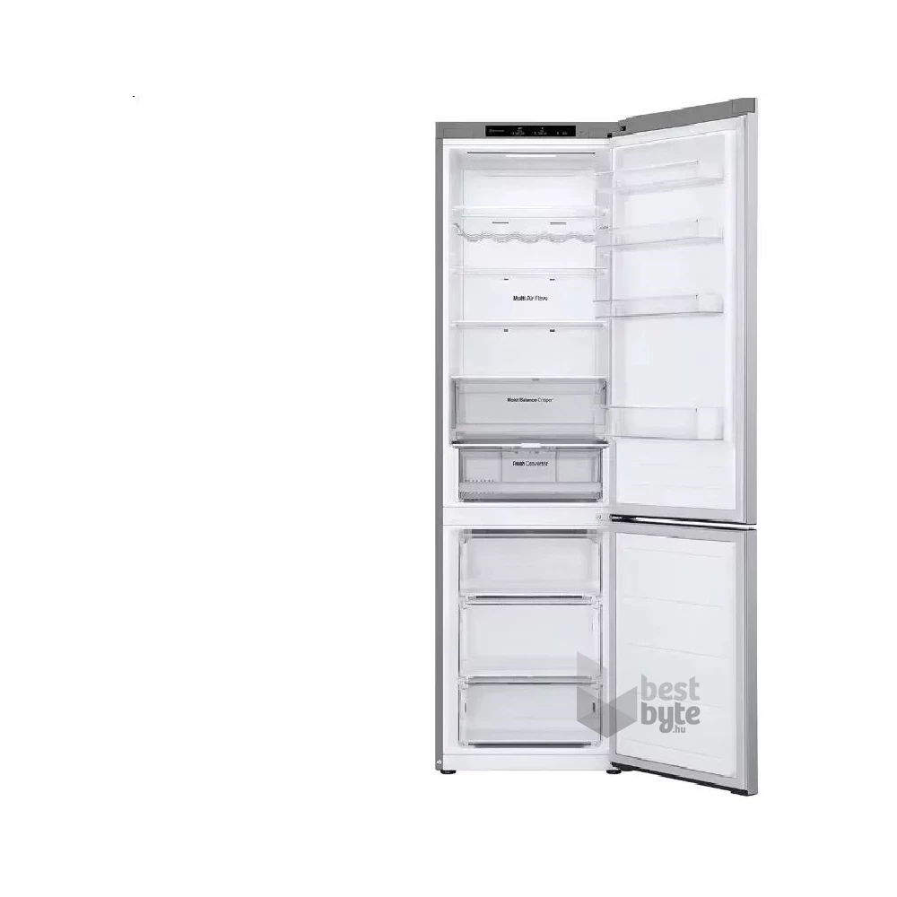 LG GBV3200CPY mattezüst, alulfagyasztós, Hűtő:277L, Fagyasztó:110L, DoorCooling hűtőszekrény