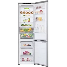 LG GBV3200CPY mattezüst, alulfagyasztós, Hűtő:277L, Fagyasztó:110L, DoorCooling hűtőszekrény (Újszerű)