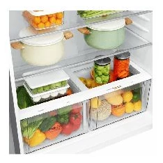 LG GTF916PZPED ezüst, felülfagyasztós, Hűtő:418L, Fagyasztó:174L, Total No frost hűtőszekrény