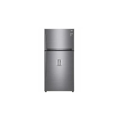 LG GTF916PZPED ezüst, felülfagyasztós, Hűtő:418L, Fagyasztó:174L, Total No frost hűtőszekrény