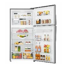 LG GTF916PZPED ezüst, felülfagyasztós, Hűtő:418L, Fagyasztó:174L, Total No frost hűtőszekrény