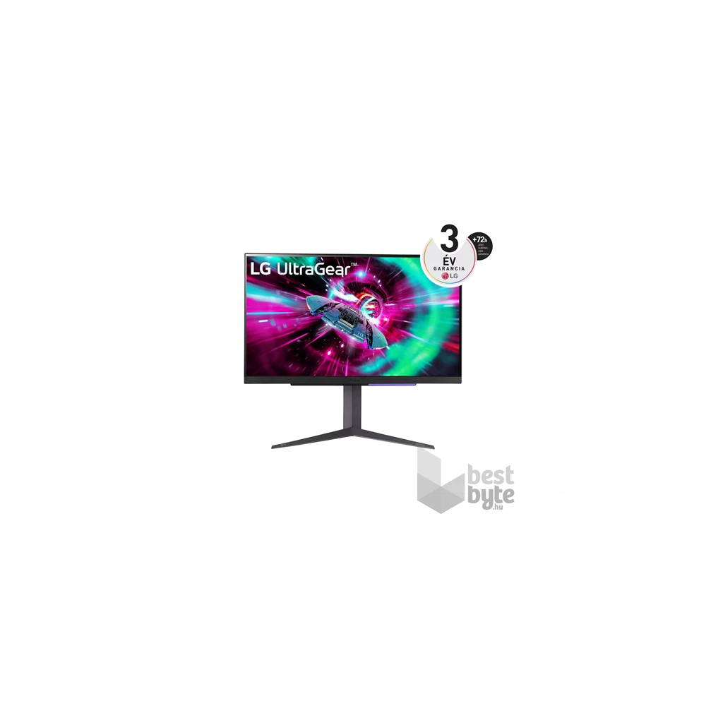 LG 31,5" 32GR93U UHD IPS 144Hz HDMI/DP/USB gamer monitor