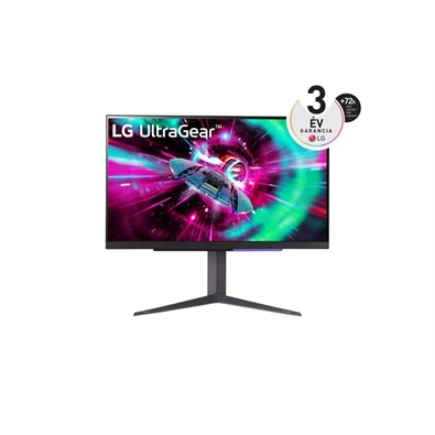 LG 31,5" 32GR93U UHD IPS 144Hz HDMI/DP/USB gamer monitor