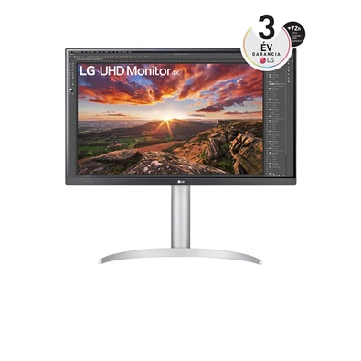 LG 27" - 27UP85NP-W UHD IPS HDMI/DP/USB-C gamer monitor