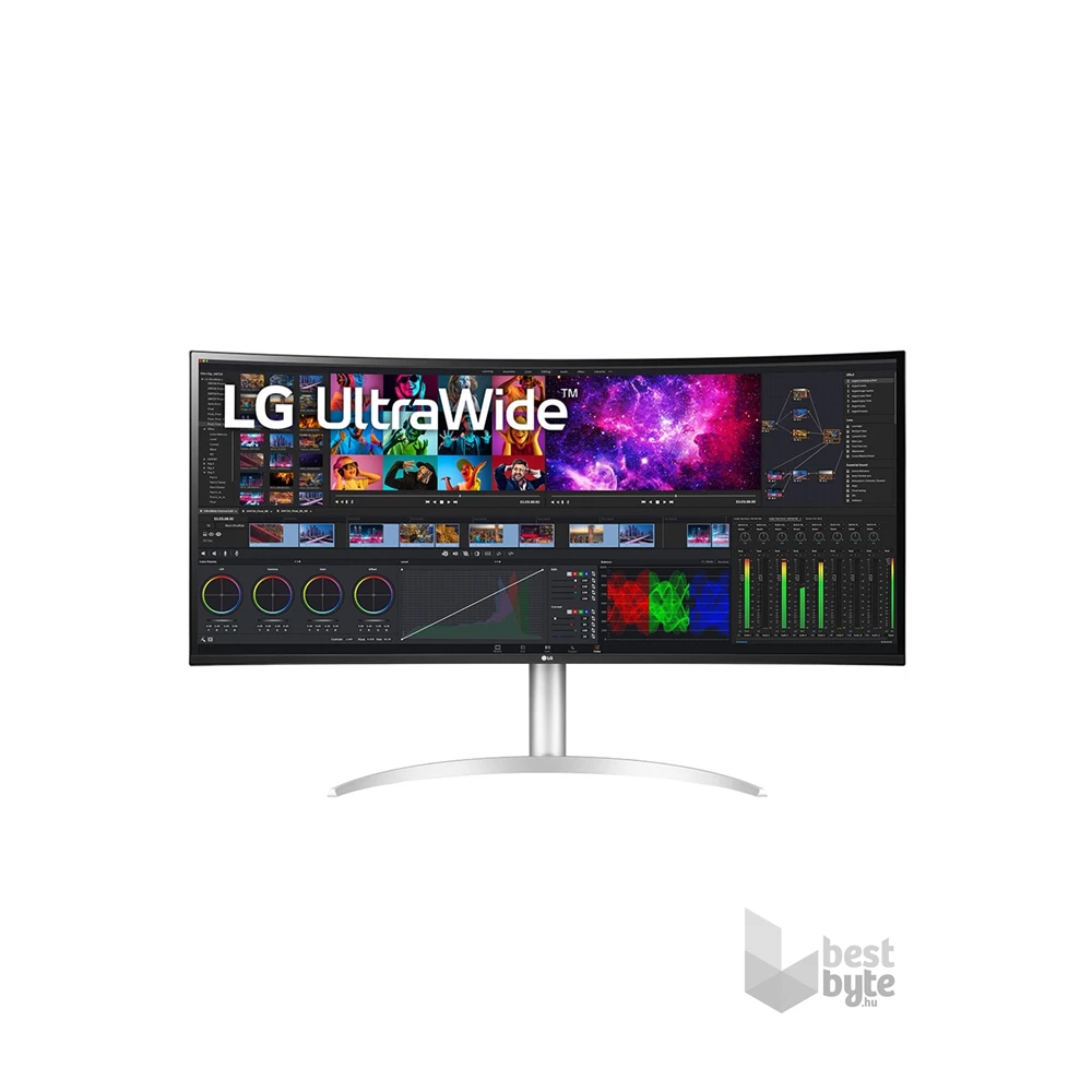 LG 40" 40WP95CP-W 5K2K Nano-IPS HDMI/Thunderbolt/DP/USB-C ívelt monitor