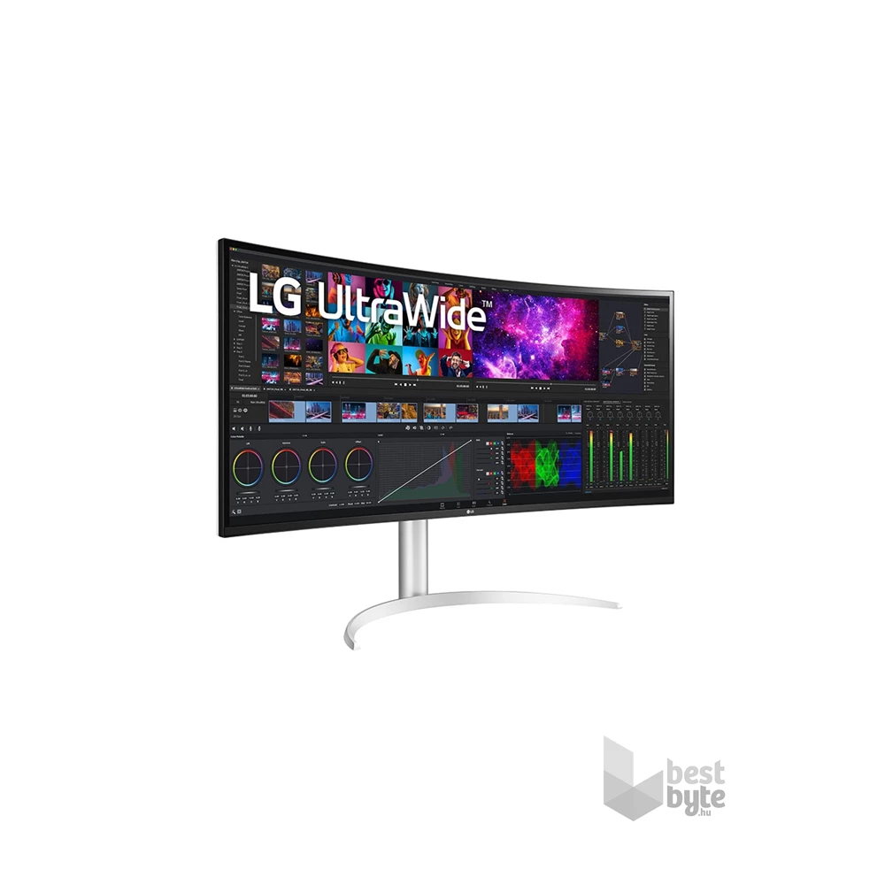 LG 40" 40WP95CP-W 5K2K Nano-IPS HDMI/Thunderbolt/DP/USB-C ívelt monitor