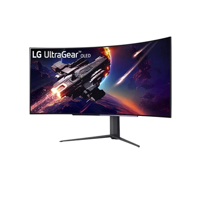 LG 45" 45GR95QE-B UWQHD 240Hz HDMI/DP/USB OLED gamer monitor
