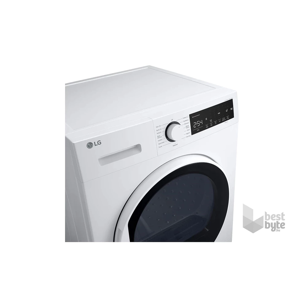 LG RH80T2AP6M fehér, 8 kg, hőszivattyús, szárítógép