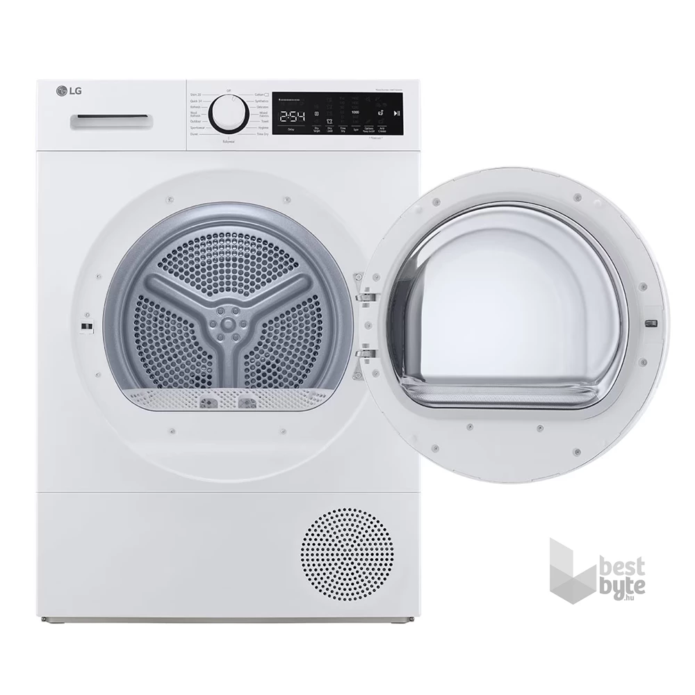 LG RH80T2AP6M fehér, 8 kg, hőszivattyús, szárítógép