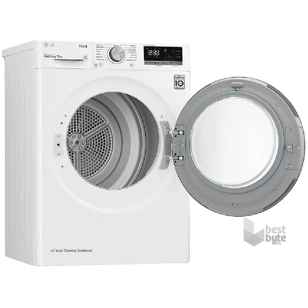 LG RH80V3AV6N fehér, 8 kg, hőszivattyús, szárítógép
