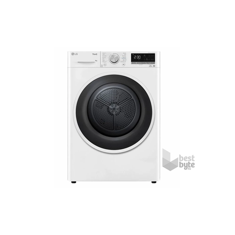 LG RH90V5AV6N fehér, 9 kg, hőszivattyús, szárítógép