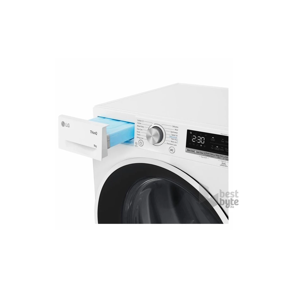 LG RH90V5AV6N fehér, 9 kg, hőszivattyús, szárítógép