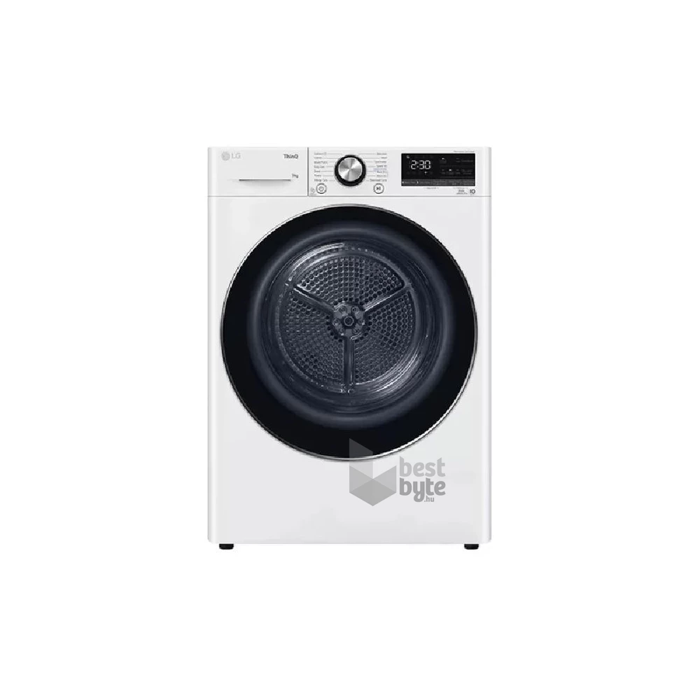 LG RH90V9AV3N fehér, 9 kg, hőszivattyús, szárítógép