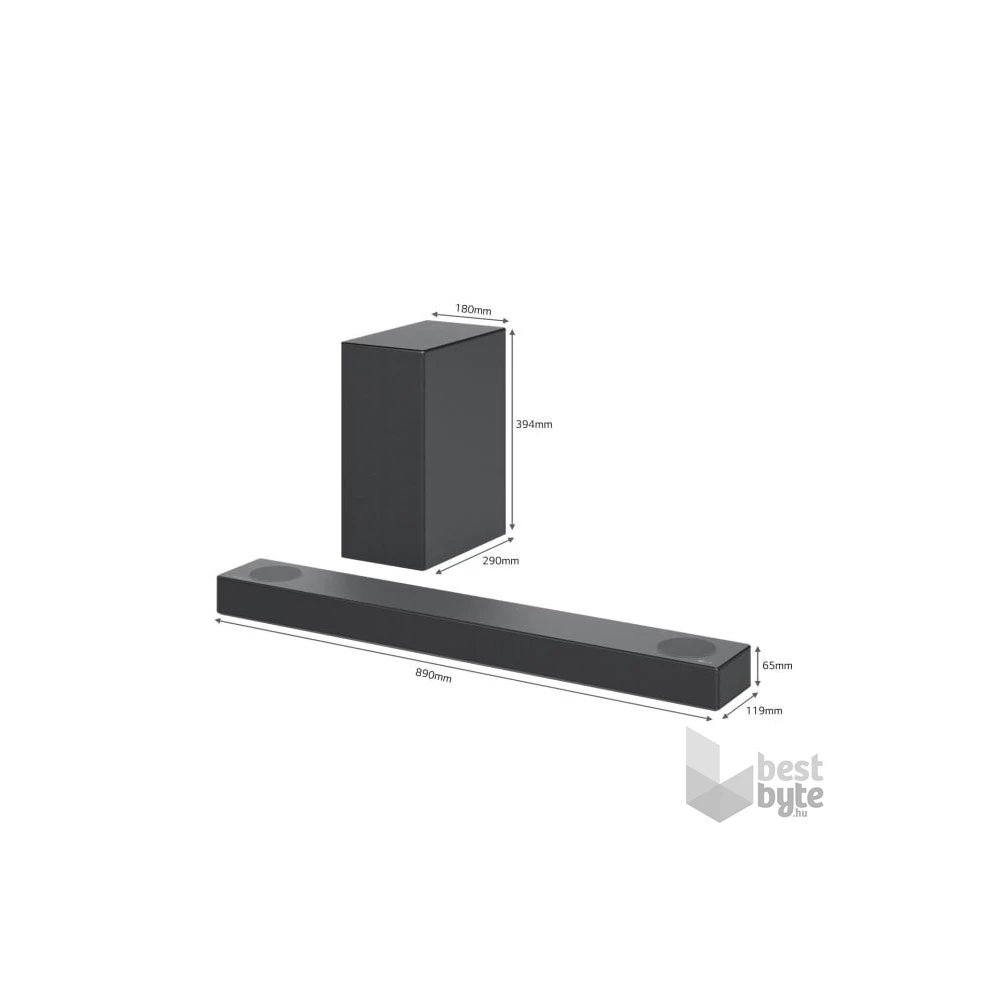 LG S75Q 3.1.2 csatornás Dolby Atmos hangprojektor rendszer