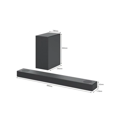 LG S75Q 3.1.2 csatornás Dolby Atmos hangprojektor rendszer