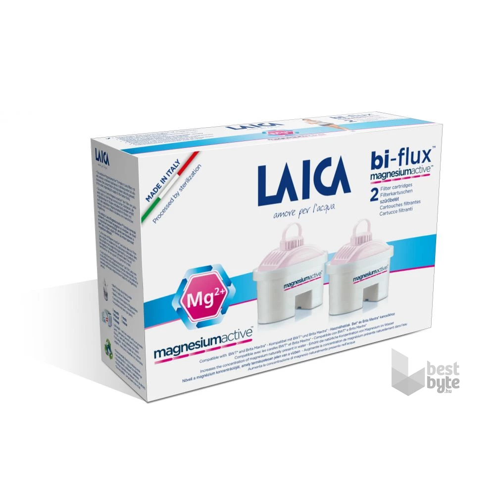 Laica G2M Bi-Flux Magnesiumactive 2 db-os vízszűrőbetét szett