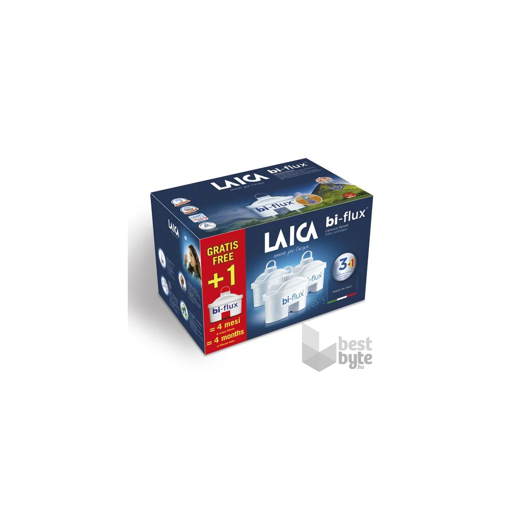 Laica F4S Bi-Flux 3+1 db-os univerzális vízszűrőbetét szett