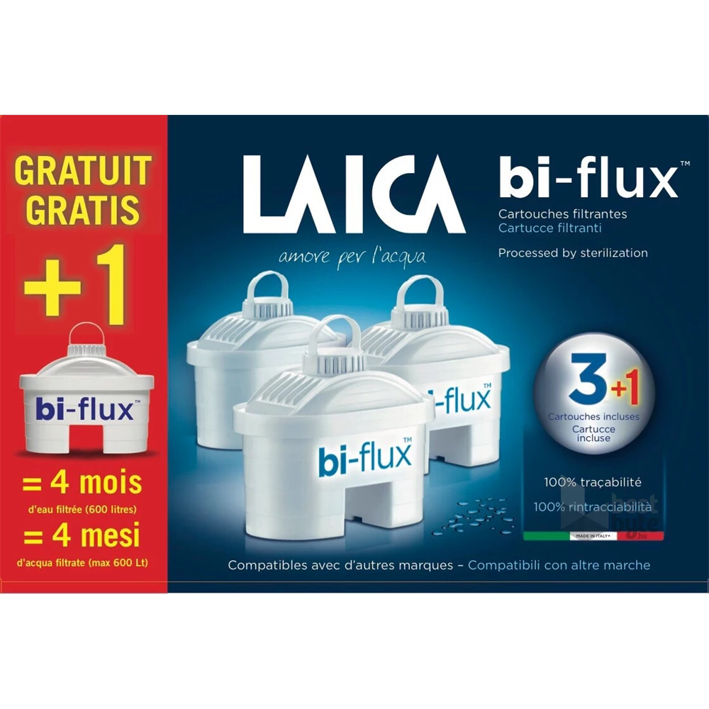 Laica F4S Bi-Flux 3+1 db-os univerzális vízszűrőbetét szett