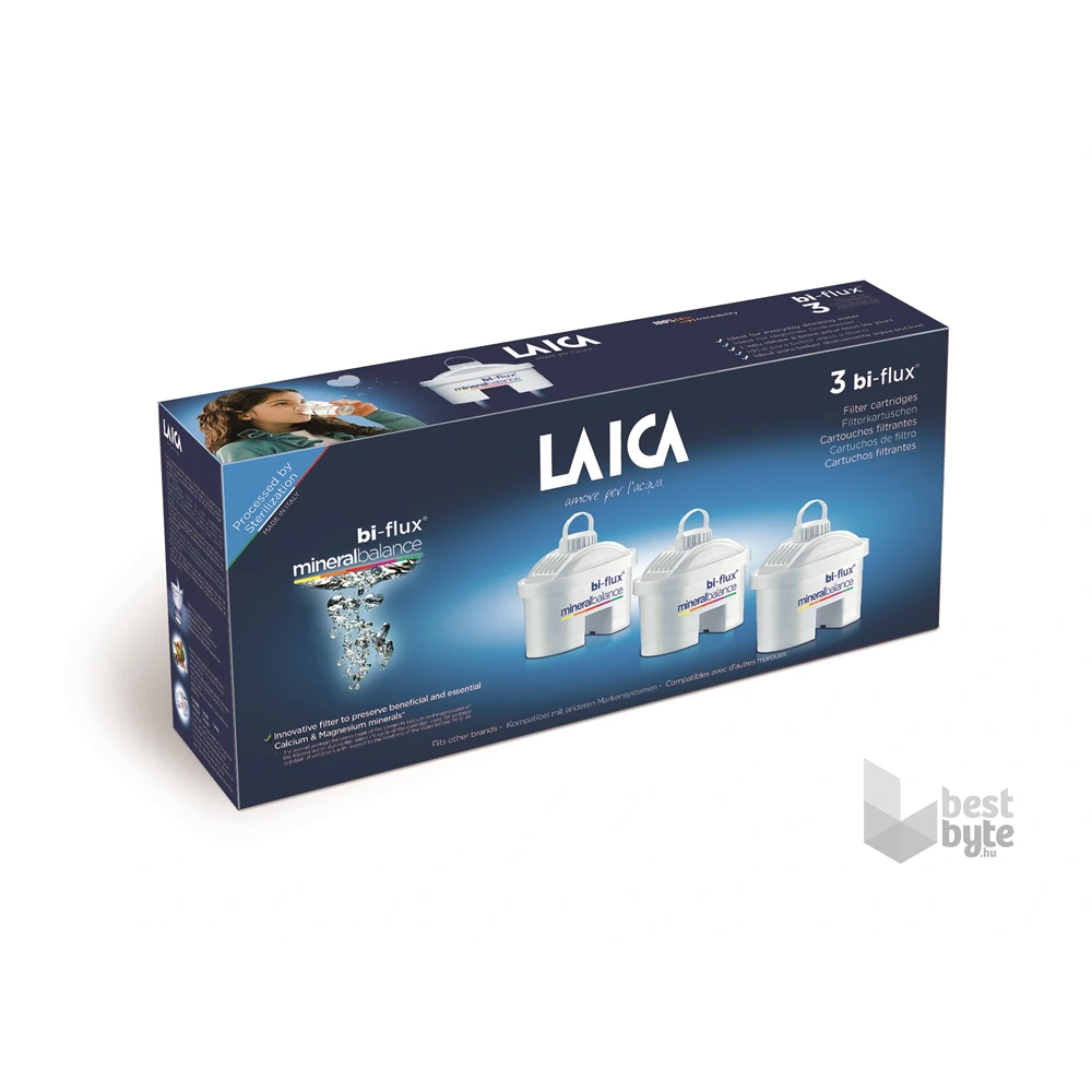 Laica M3M Mineral Balance bi-flux 3 db-os szűrőbetét szett